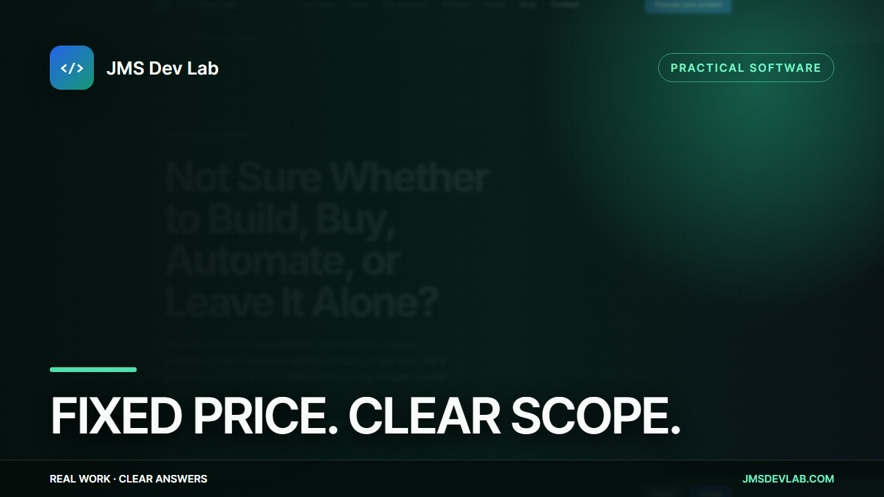 Fixed price custom software video thumbnail